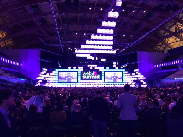 Center stage at Websummit 2018